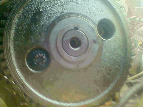 1981 Ford Bronco - Put some lock-tite on the bolts and tightened them back down. The knocking went away. Later on, I changed the oil pan and inspected the cam…