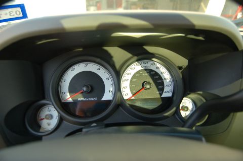2007 Chevrolet Silverado 1500 - The dashboard gauges, including the tachometer and speedometer, are visible in this interior shot.