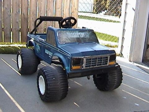 1985 Ford F-150 - This toy truck resembles a Ford F-150 but lacks specific year-identifying features.