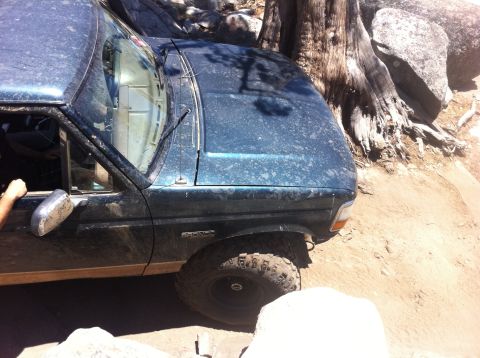 1990 Ford Bronco - This 1990 Ford Bronco navigates a rocky, off-road trail.