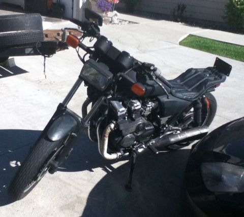 2002 Kawasaki Ninja - This motorcycle appears to be from the early 1980s, not a 2002 model.