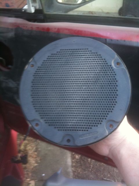 1996 Ford Bronco - Old OEM speakers.