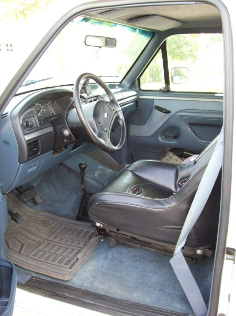 1993 Ford F-150 - Interior view of a 1993 Ford F-150, highlighting the dashboard and seating.