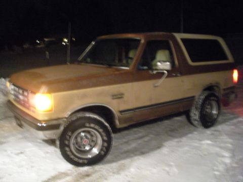 1987 Ford Bronco - first night i owned it