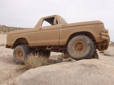 1978 Ford Bronco - This 1978 Ford Bronco navigates rocky terrain in Johnson Valley, May 2011.