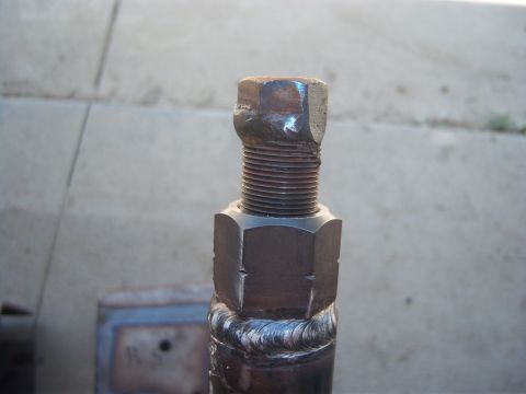 1996 Ford Bronco - This image shows a close-up of a welded metal component, not a vehicle.