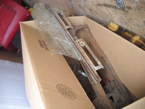 1954 Ford F-100 - 8-13-2011: I also got a box of parts from the cab and door.