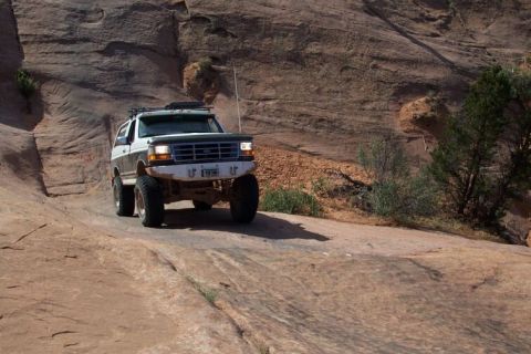 1990 Ford Bronco - Chris on the Launching Pad