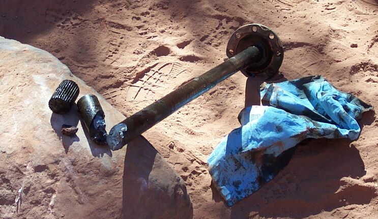 Mike's broken shaft