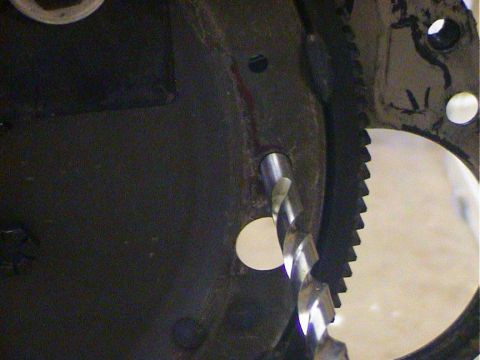 1979 Ford Bronco - The flex plate was all ready 29/64's Maybe the converter studs should have been 7/16's