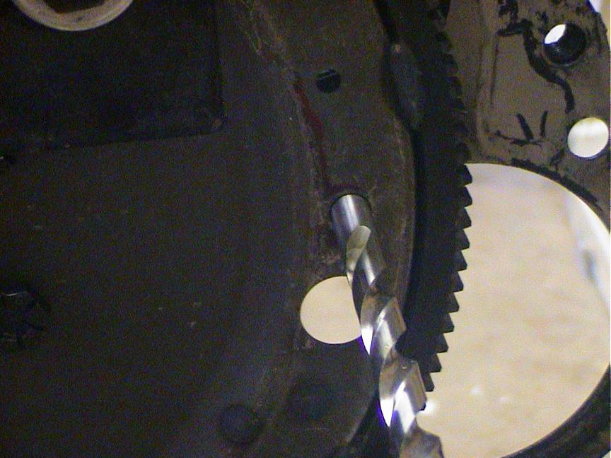 The flex plate was all ready 29/64's Maybe the converter studs should have been 7/16's