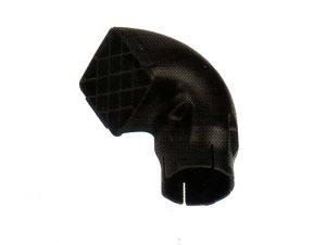 1995 Ford Bronco - A black plastic air intake hose elbow is shown against a white background.