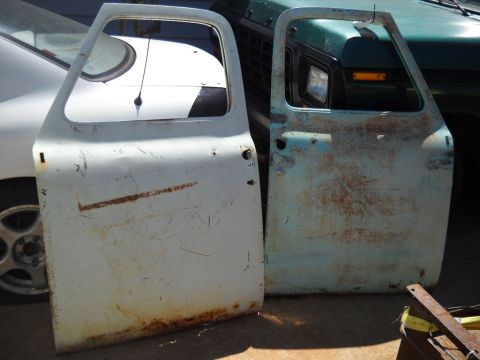 1954 Ford F-100 - 8-17-2011: I went on a little 150 mile road trip and picked up the last pair of doors I need. The one is a little rougher then I thought it…