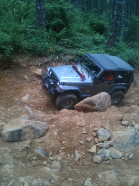 2005 Jeep Wrangler - Curtis and co-pilot Brian on FB5.