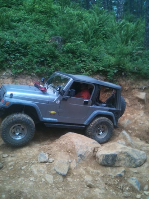 2005 Jeep Wrangler - Curtis and co-pilot Brian on FB5