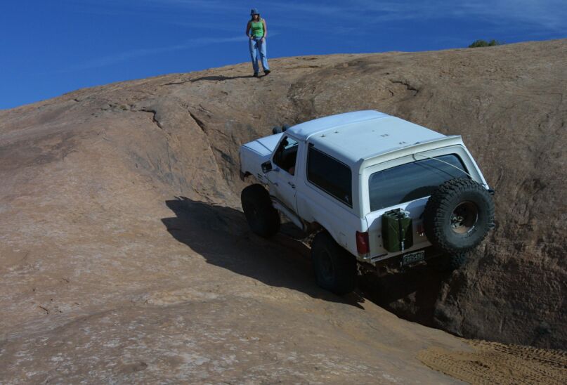 Myself entering "The Crotch" on Golden Spike