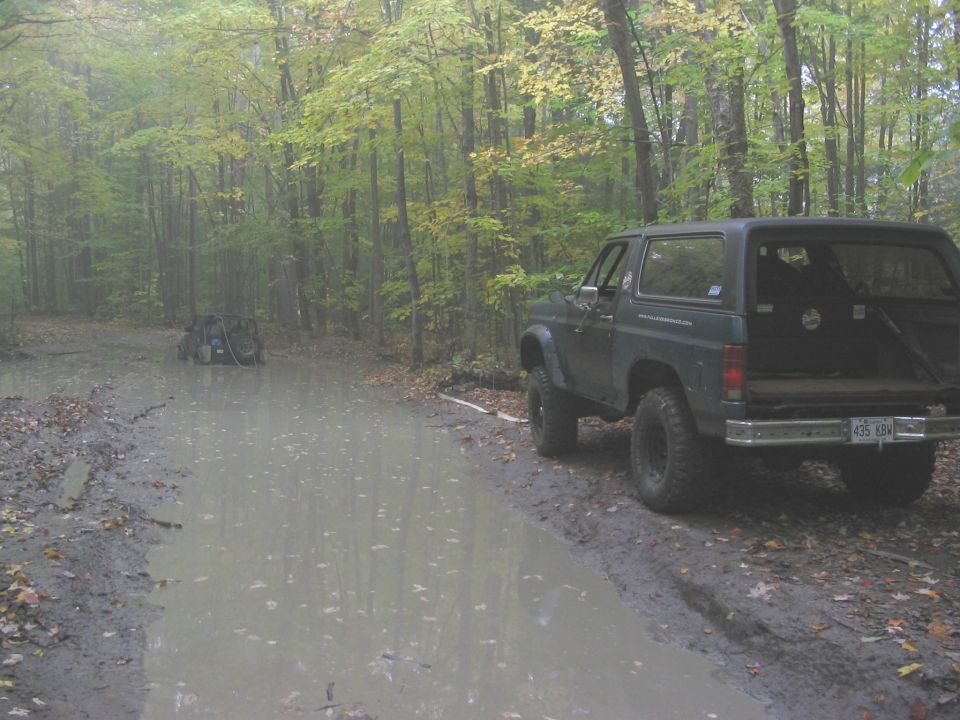 'lil Zuk got stuck .. time to play tow truck