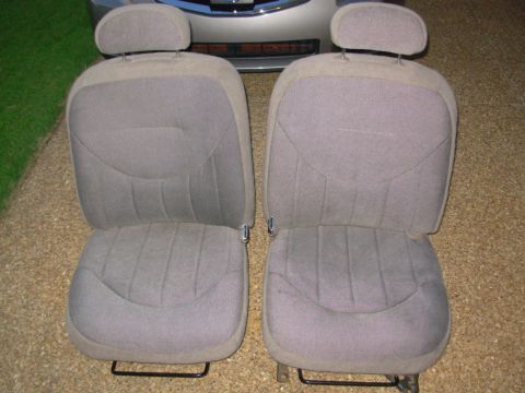1994 Ford Crown Victoria - They almost look new, and they certainly smell better. I sprayed each foam & upholstery piece with Lysol before assembly.