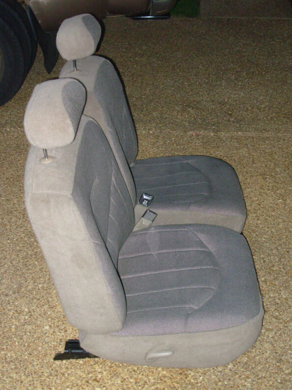 They almost look new, and they certainly smell better.  I sprayed each foam & upholstery piece with Lysol before assembly.