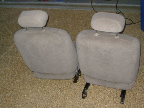 1994 Ford Crown Victoria - They almost look new, and they certainly smell better. I sprayed each foam & upholstery piece with Lysol before assembly.