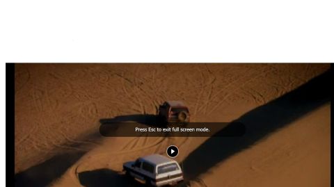 1994 Ford Bronco - SUVs navigate sandy terrain, kicking up dust as they drive.