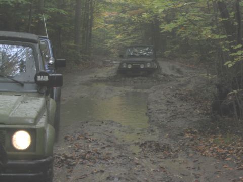 1986 Ford Bronco - wadin through
