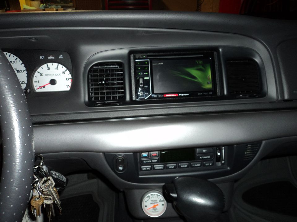 Overall view of installed radio