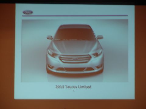 1992 Ford Taurus - This image displays a 2013 Ford Taurus Limited, not a 1992 model.