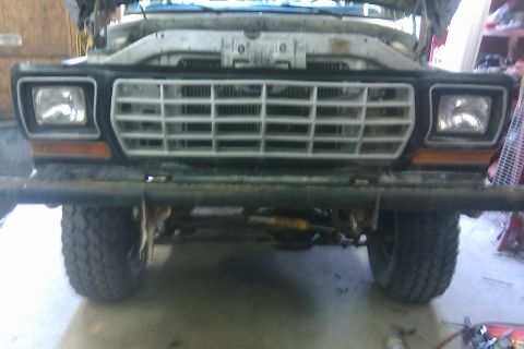 1978 Ford Bronco - The grille and headlight design suggest this is a 1979 Ford F-Series truck, not a 1978 Bronco.