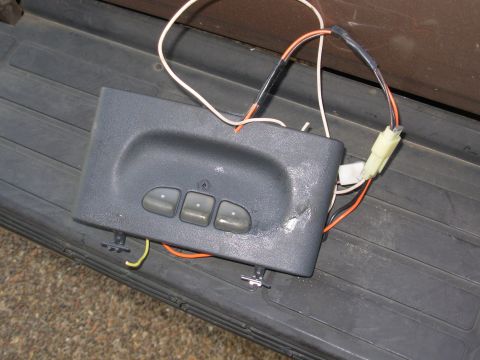 1997 Chevrolet Silverado 3500 - I found this HomeLink module in a similar console in a later truck with different upholstery, so I pulled it to install in mine.
