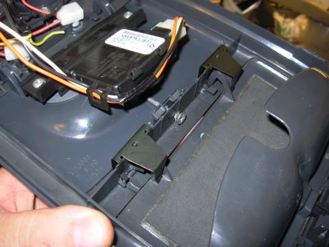 1997 Chevrolet Silverado 3500 - Since this console wasn't built for this module, I had to improvise. It's very secure.