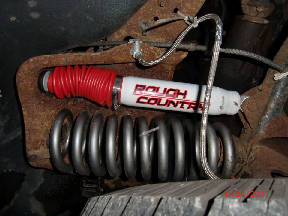 Rough Country shock absorber and coil spring assembly