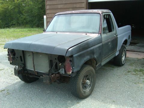 1988 Ford Bronco - striped down for paint