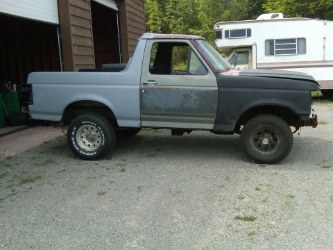 1988 Ford Bronco - striped down for paint