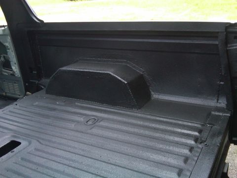 1988 Ford Bronco - bedliner. notice custom made wheel wells