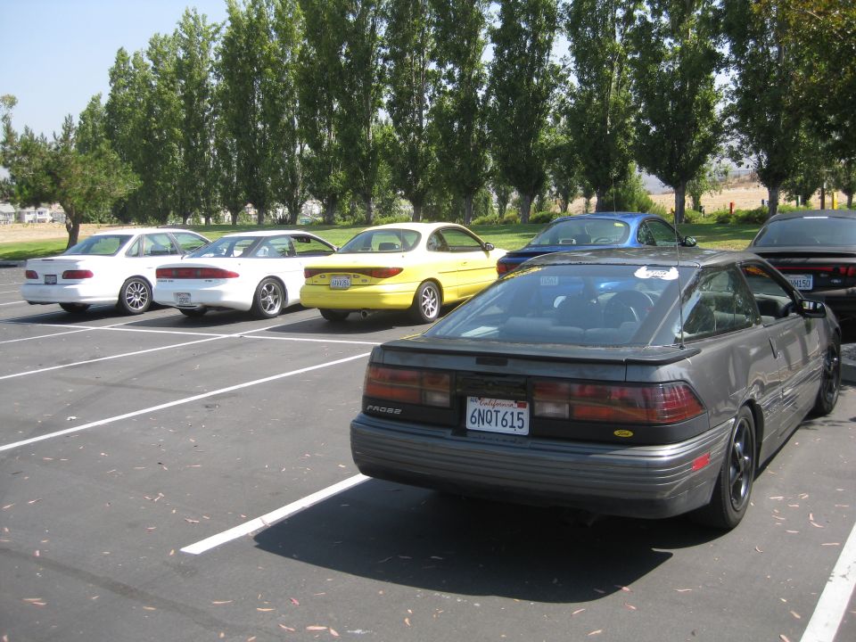 1990 Ford Probe parked in a lot with other cars