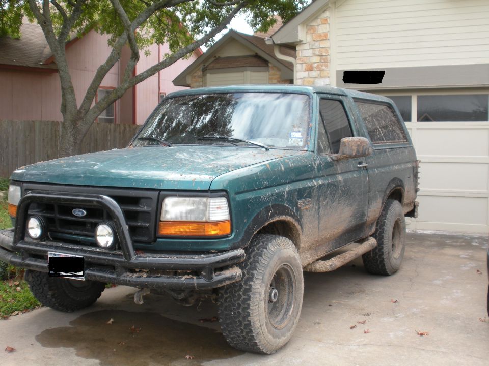 1996 Ford Bronco “mean green”