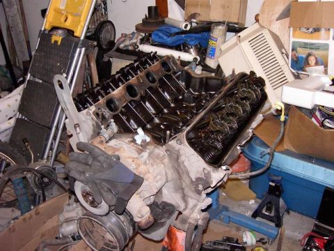 1980 Ford Bronco - intake and valve covers are off