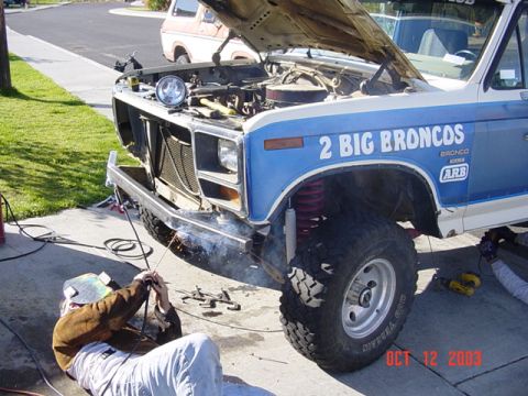 1989 Ford Bronco - More welding