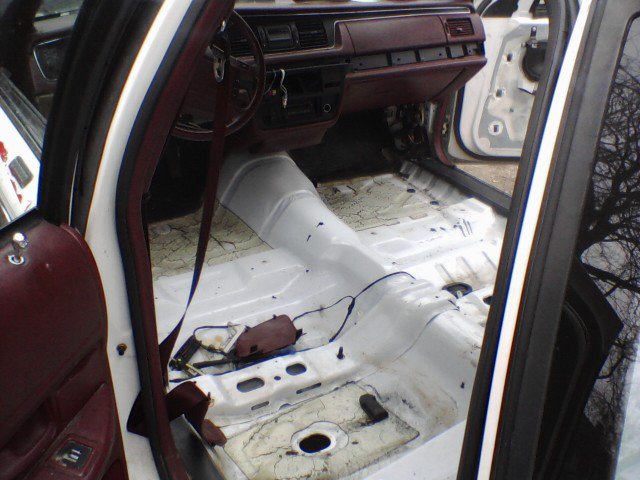 1994 Ford Crown Victoria interior, stripped down