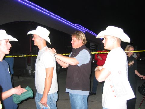 1989 Ford Bronco - Signing Will's shirt...