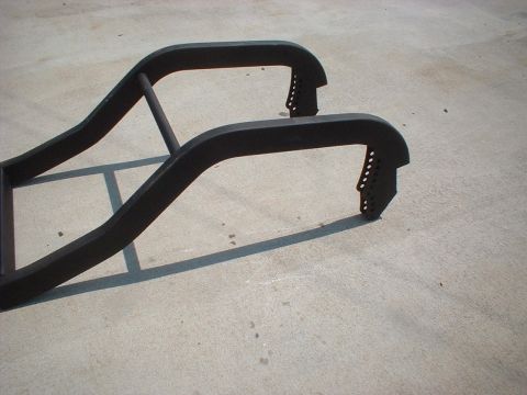 1969 Ford Torino - This is the 4-bar rear frame rails after I cut them off the new frame.