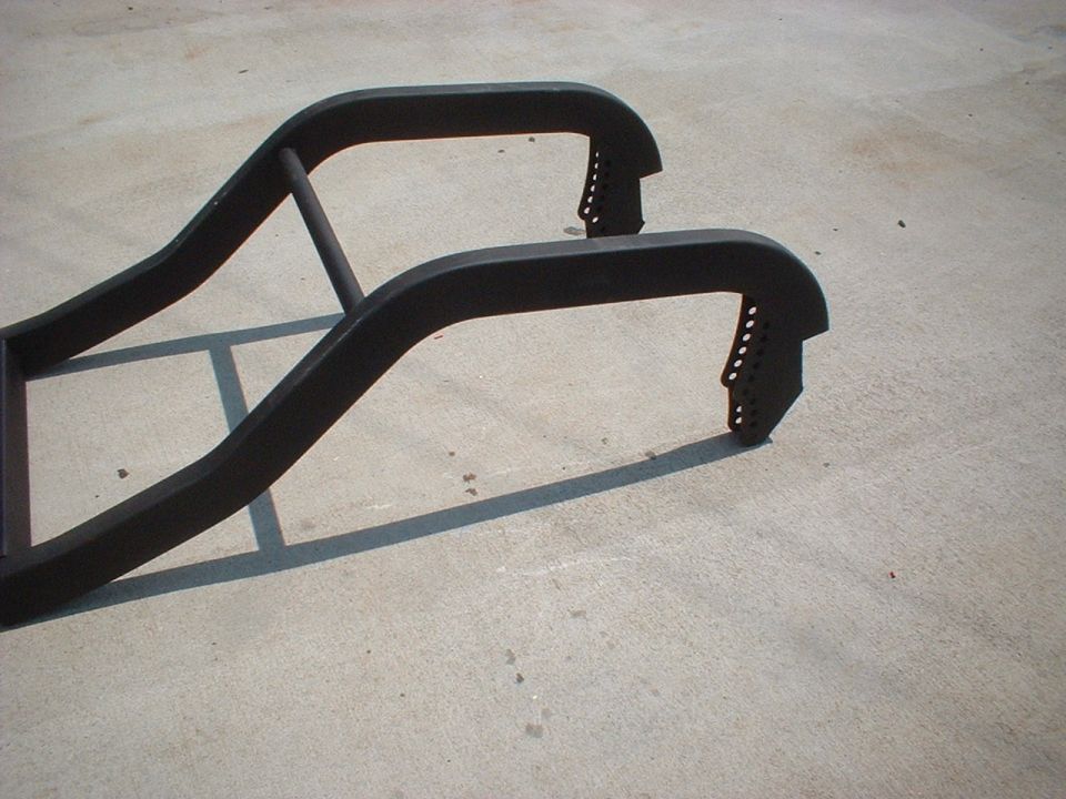 This is the 4-bar rear frame rails after I cut them off the new ...