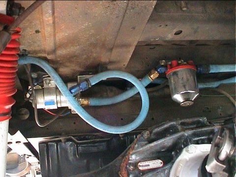 1979 Ford Bronco - -10(5/8) to bottom of tank -8(1/2) to carb Strange Pro Iron case and large pinion suppport