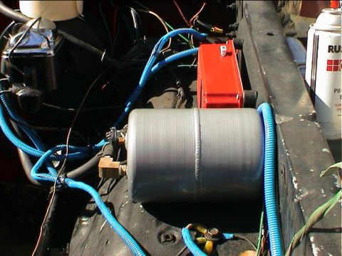 1979 Ford Bronco - Vacuum Reservoir long duration cams won't make vacuum at idle. But this is a must for 4 wheeling in case your engine dies on a hill