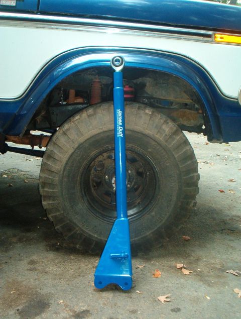 1978 Ford Bronco - New James Duff extended radius arms. Much bigger than they look on the Duff website.