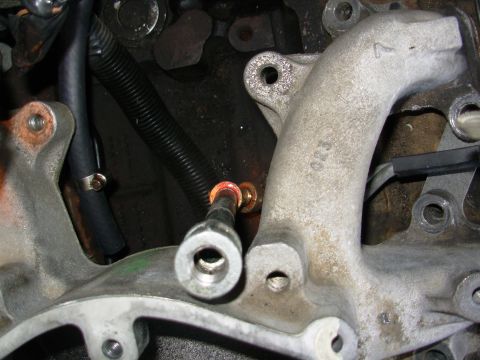 1997 Chevrolet Silverado 3500 - After test-fitting everything, I disassembled it & RED thread-locked every joint. Eventually, I'll add a strap to keep the long assembly fr…