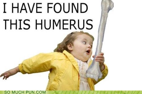 2000 Mercury Grand Marquis - A child excitedly holds a bone, with a humorous caption about finding it.