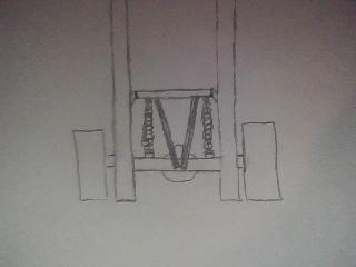 1990 Ford Bronco - This diagram shows the rear suspension components of a vehicle.
