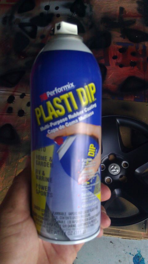 2006 Dodge Charger - Less than 6 bux a can at Home Depot. Find in near teh sparay paint isle.